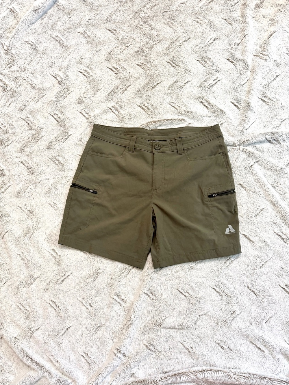 Eddie Bauer Olive Green Outdoor Hybrid Shorts